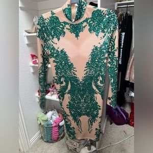 Great sequence body-con dress